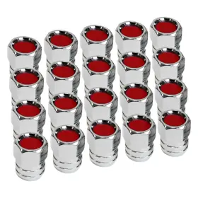 Inl11294 Inline Tube Lug Nuts Rally Ii Wheels Red Center 1967 Pontiac Lemans Gto Tempest 20pc