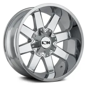 141-2997c Ion Alloy 141 Wheels 20x9 5x139.7 110 Chrome Rims Set Of 4