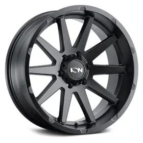 143-2183mb Ion Alloy 143 Wheel 20x10 -19 6x139.7 106 Black Single Rim