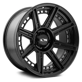 149-2173mb Ion Alloy 149 Wheel 20x10 -24 5x127 78.1 Black Single Rim