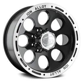 174-6165b Ion Alloy 174 Wheel 16x10 -38 5x114.3 83.82 Black Single Rim