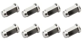 Alug15bxb05f-162218-8x Itp Tires 8 Pack Flat Base Chrome Lug Nut 10mm X 1.25mm Thread Pitch With 14mm Head
