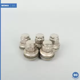 1x431012aa Jaguar 04-09 Xj8 Xjr Vdp X350 Wheel Lug Nuts Bolts Set Of 5 Oem