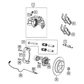 6513245aa Jeep Oe For Grand Cherokee 2024 Wheel Lug Stud