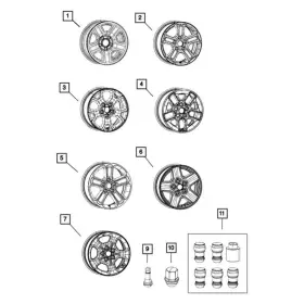 68581722aa Jeep Oe For Gladiator 2023 Wheel