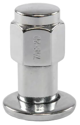 65232 Jegs Lug Nuts 7/16 Inch Standard Mag Chrome