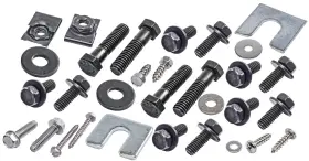 79459 Jegs Front End Bolt Kit 1981-1987 Gm Truck/suv Black Oxide-coated Stainles