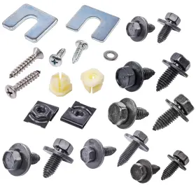 8130k9 Jegs 79159 Front End Bolt Kit 1967-1972 Gm Truck/suv Black Finish - Matching Ori
