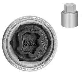 Jeuclel 759135075277 Wheel Lock Nut Key For Vw Vag 28mm Socket Antitheft Lug Tool