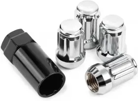 Jmpwl-3807 Jiiinmiiin M12x1.5 Wheel Locks Chrome With Key 12x1.5