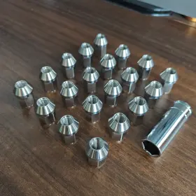 0730101ss Jonjea 20pcs Universal Inch Hex Conical Seat Closed End M12 1.5 Threads Wheel Lug Nuts
