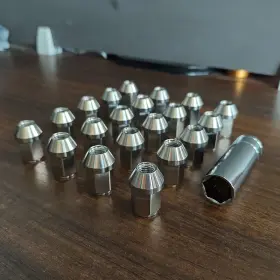 0730102ss Jonjea 20pcs Wheel Lug Nuts M12x1.25 Closed End Hex 19mm Length 35mm Stainless