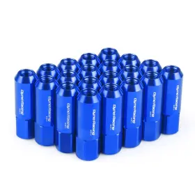 Bx100442bl Jonjea 20pcs M12x1.5 Wheel Nut 60mm Extended Forged Aluminum Tuner Racing Lug Nuts Blue