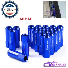 Bx101006bl Jonjea 20pcs M14x1.5 Extended Tuner Racing Wheel Lug Nut 60mm Forged Aluminum Blue