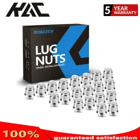Spe163340 Kac 20pcs M12 X1.5 Chrome For 2006-20 Ford Fusion 01-06/18-19 Escape Wheel Lug Nuts