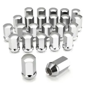 096-ln-m14 Kadrick 1.5f 24pcs 14x1.5 Stock Lug Nuts 1.75 Inch45mm Height 7/8 Hex22mm