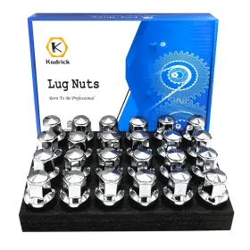 Ln-m12-20-009 Kadrick M14x1.5 Lug Nuts 24pcs For Ford Expedition F-150 2015-2022 Lincoln Mkx 2016-2021