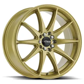 Kr30-6705gg Katana Kr30 Gloss Gold 16x7 5x100 5x114.3 40 Wheel Single Rim