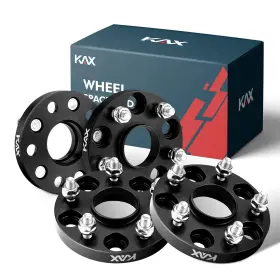 8991wsa064vus Kax Wheel Spacers 5x4.5 0.75 Black Forged M12x1.5 60.1mm 4pcs Es250 Es300 Es330