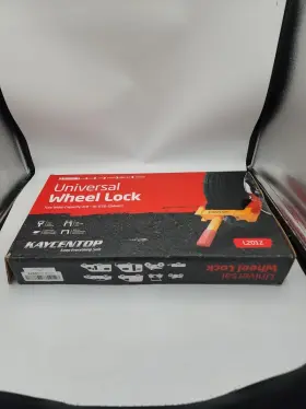 L-2015 Kaycentop Universal Wheel Lock Tyre Width Capacity L2015 7-10 Inch With Key