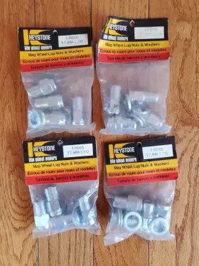 12mm-1.50 Keystone 10068 Vintage Mag Wheel Lug Nuts Part #10068 Nos