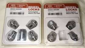00344-adu00 Kia 00344-adu01 2021-2024 Parts Chrome Wheel Lock Set Replaced By