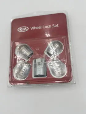 K0f44au000 Kia New Genuine Wheel Lock Set Kit Oem For 20-21 Soul X-line 18 Inch Rims