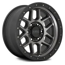 Km54489068418 Kmc Km544 Mesa Wheels 18x9 18 6x139.7 106.1 Black Rims Set Of 4
