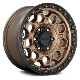 Km54579068618 Kmc Km545 Trek Wheel 17x9 18 6x139.7 106.1 Bronze Single Rim