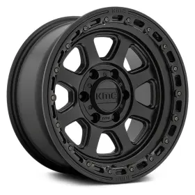 Km54889080700 Kmc Km548 Chase Wheels 18x9 8x165.1 125.1 Black Rims Set Of 4