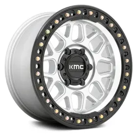 Km54929080500 Kmc Km549 Grs Wheels 20x9 8x165.1 125.1 Machined Rims Set Of 4