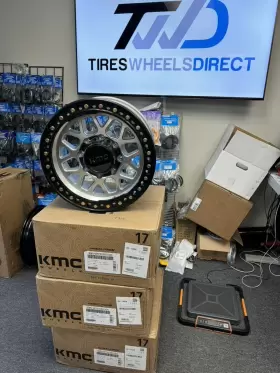 Km54978580500 Kmc Set Of 4 Km549 Grs Wheels 17x8.5 8x165.1 Mm Machined Rims 17ftft Inch