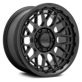 Km72229088718 Kmc Km722 Technic Wheels 20x9 18 8x180 124.2 Black Rims Set Of 4