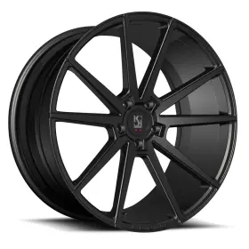 2215w20kolemgb Koko Kuture Le Mans Black 22x10.5 5x114.3 20 Wheel Single Rim