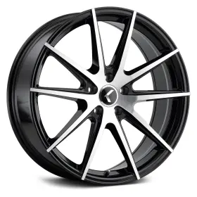 Kr193-7864bm38 Kraze 193 Turismo Wheel 17x8 38 5x114.3 72.62 Black Single Rim