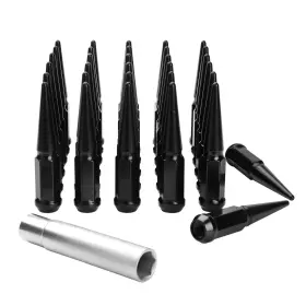 Ksp Performance 743636429066 32pcs 4.5 Inch Tall 9/16ftft Spike Lug Nuts For Dodge Ram 1500 2500 3500 F250 F350