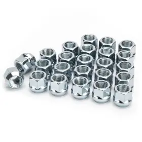 Ksp Performance 788601132398 Open-end Acorn Lug Nuts Zinc Finish 24pcs For Trucks Aftermarket Rims