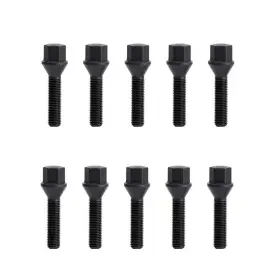 45mm-10pc Ksp Performance 7b1406k M14x1.25 Lug Bolts For I3 I8 M2 M4 F80 X2 X4 X6 Conical Black