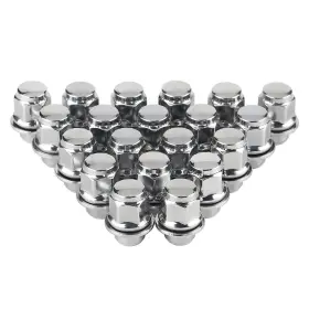 Lug025-977 Kuanran 20pc Toyota Oem Oe Stock Factory Wheels Rims Mag Lug Nuts 12x1.5 21mm Hex Chrome