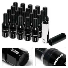 Kd7076bk Kyostar New 12x1.5 Conical Seat Lug Bolt Aluminum For Bmw E46 325 E90 E39 E60 E53 20pcs