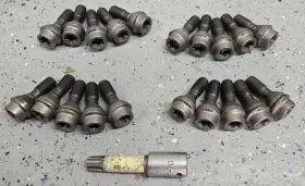 403601295c Lamborghini Titanium Wheel Bolt Gallardo Huracan Superlegera Lug Nut