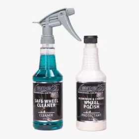 K-1021 Lanes Car Products K-1021/16 Chrome Wheel Polish And Cleaner Kit Item 16oz