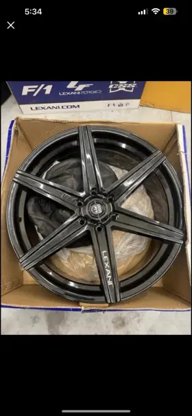 683-2210-82-30fb Lexani Savage 6 683 Black. Fits Chevy/gmc Trucks 6lug