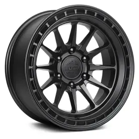 Baja-7963mb12n Lock Off-road Baja Wheels 17x9 -12 6x135 87.1 Black Rims Set Of 4