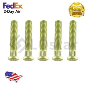 Lsot001245 Lostar For 82-02 Camaro Firebird 12mmx1.5 Press In Wheels Studs Set Of 5 2.5 Inch 100-7708