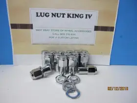 8802 Lugnutking 24 Western Mag Lug 7/16-20 Turbine Wheels Direct Fit Chevy
