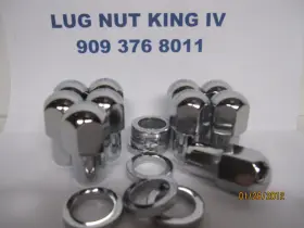 Lk-8107 Lugnutking 10 Mag Lug Nuts 7/16-20 Old Direct Fit Cragar Ss Wheels Gm Cars 5 On 4 3/4