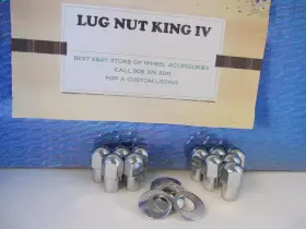 Lk8104-05 Lugnutking 20 Tru Spoke Lug Nuts 7/16-20 Unilug Without Ffset Washers No Spacers Lk-4002