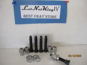 Lk8304 Lugnutking 10 Convo Pro Center Line Open Lug Nuts Moroso Racing Studs 1/2-20 Knurl .615