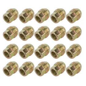 13530703 Luxfineparts 20 Set Of Wheel Lug Nuts For 1997-2005 Chevrolet Venture 12x1.5mm Gold Zinc